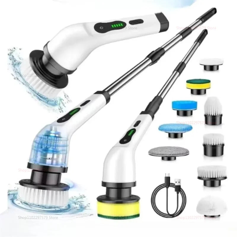 Electric Spin Scrubber — 9-in-1 Cordless Power Cleaning Brush — Everything Epicurean