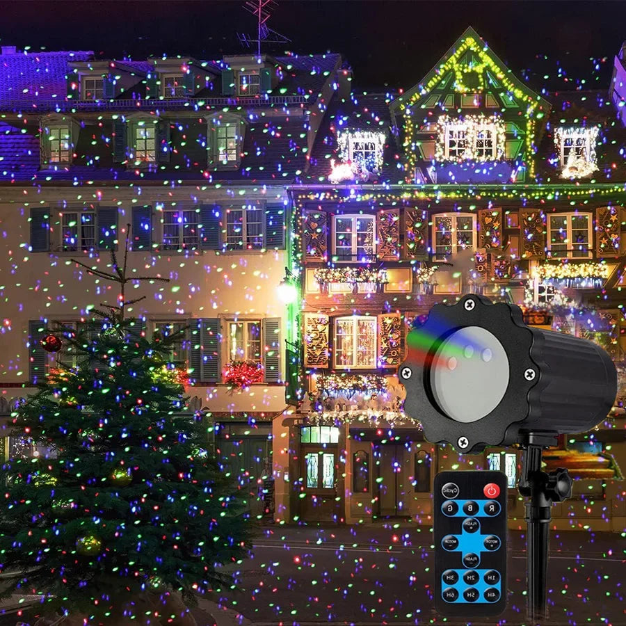 Christmas Laser Projector — Outdoor RGB Moving Star Light Show — Everything Epicurean