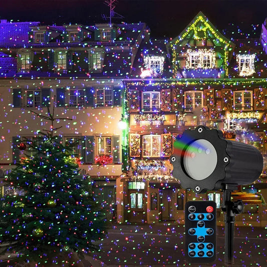 Christmas Laser Projector — Outdoor RGB Moving Star Light Show — Everything Epicurean