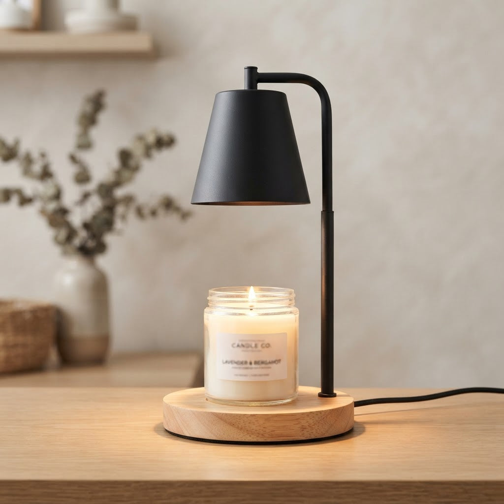 Candle Warmer Lamp — Flameless Top-Down Dimmable Lantern